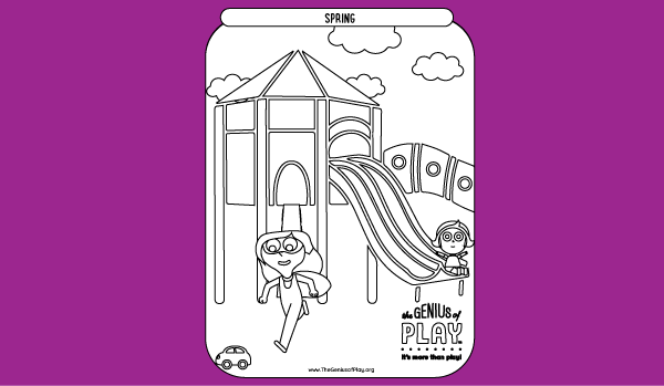 Spring Coloring Sheet