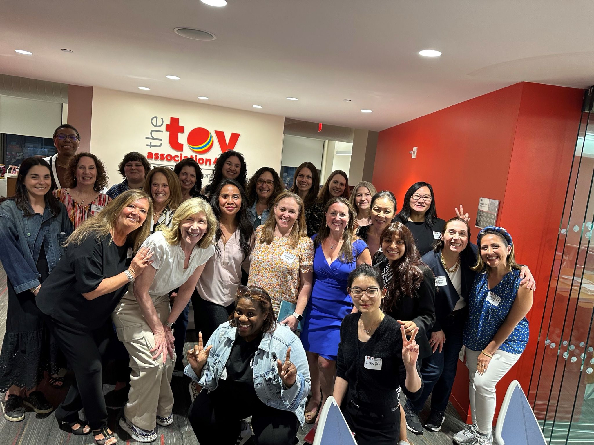 women in toys event at the toy association office