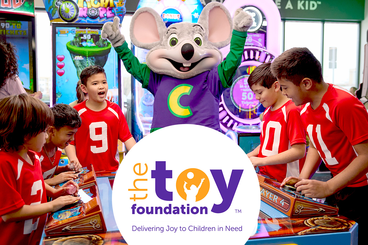 toy foundation chuck e cheese international day of play