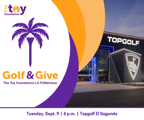 toy foundation golf and give logo