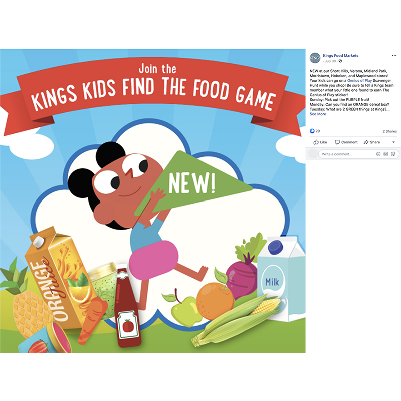 The Genius of Play & Kings Foods Markets