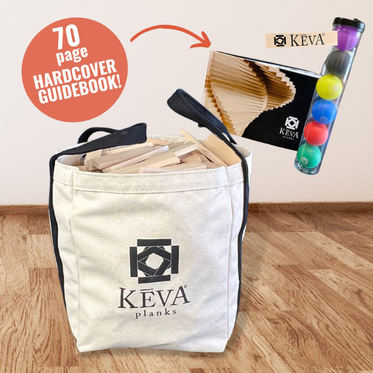 400 KEVA Maple with Canvas Tote